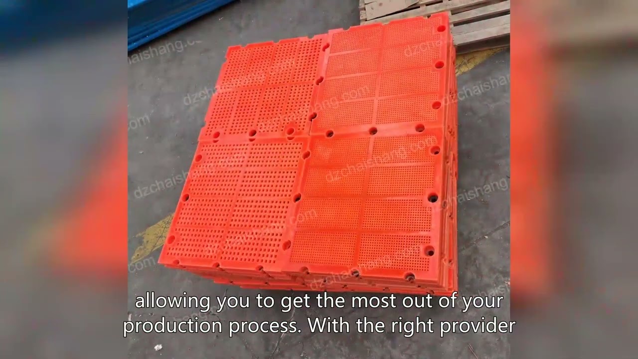 wholesaler Urethane modular Media,affordable vibrator Urethane stack sizer screen minerial