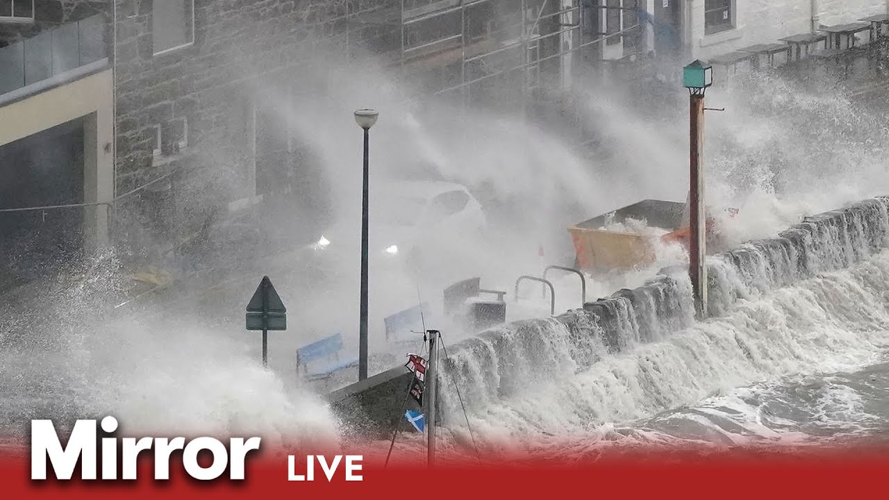 LIVE: Storm Babet hits East Yorkshire coastal resort
