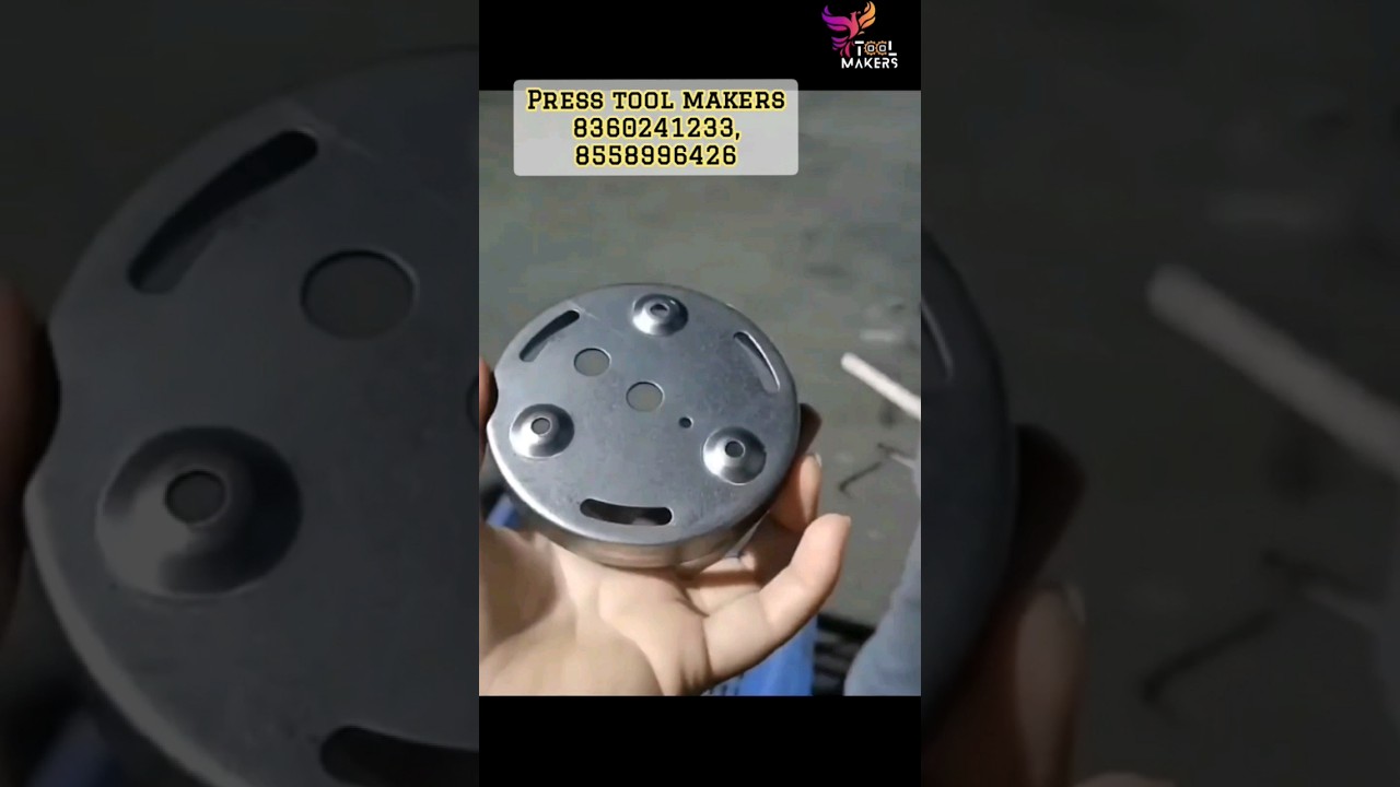 Combination Tool Punching Forming and Blanking #shorts #blanking #punching #singlestrokedie
