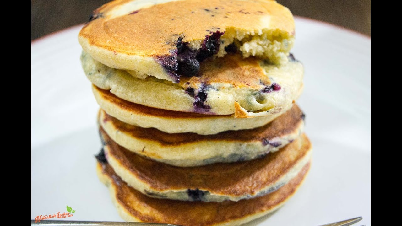 Blueberry pancakes -- Rezept und Anleitung - Natürlich Lecker