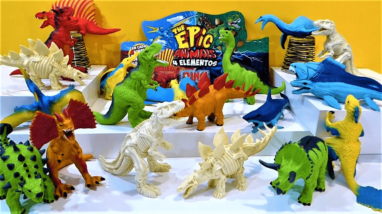 🦖 Animales EPICOS  🦖 Epic Animals 4 Elementos DINO