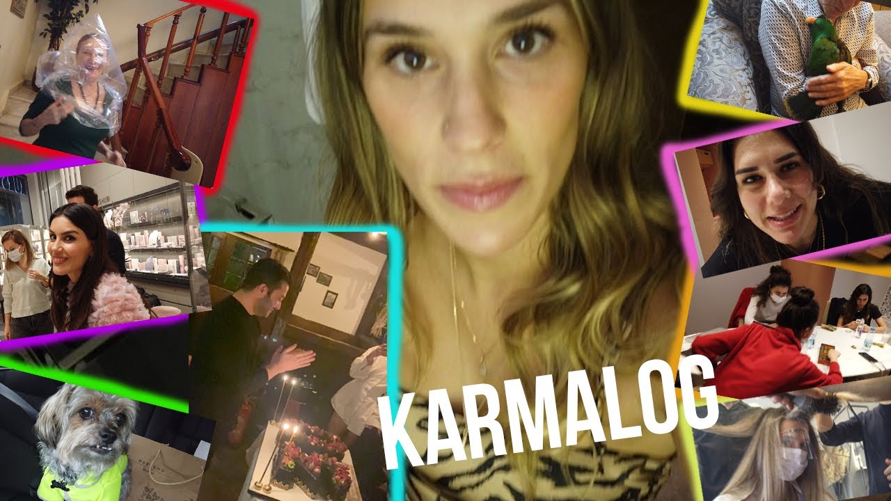 KARMA KARMA KARMALOG!!! ANNEANNEM POŞETTE BOĞULUYORDU! SAÇIMA KERATIN YAPTIRDIM!