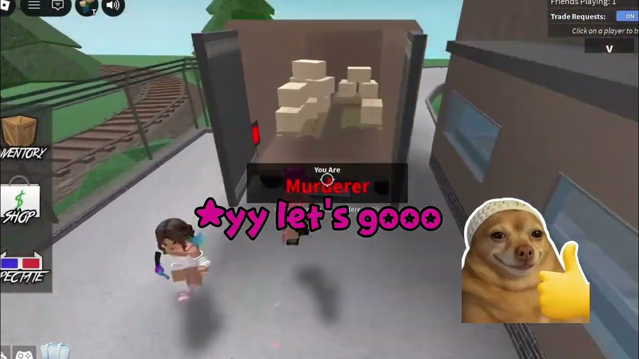 PLAYING MM2 AS A PINK AVA OG AVATAR! 💗💗