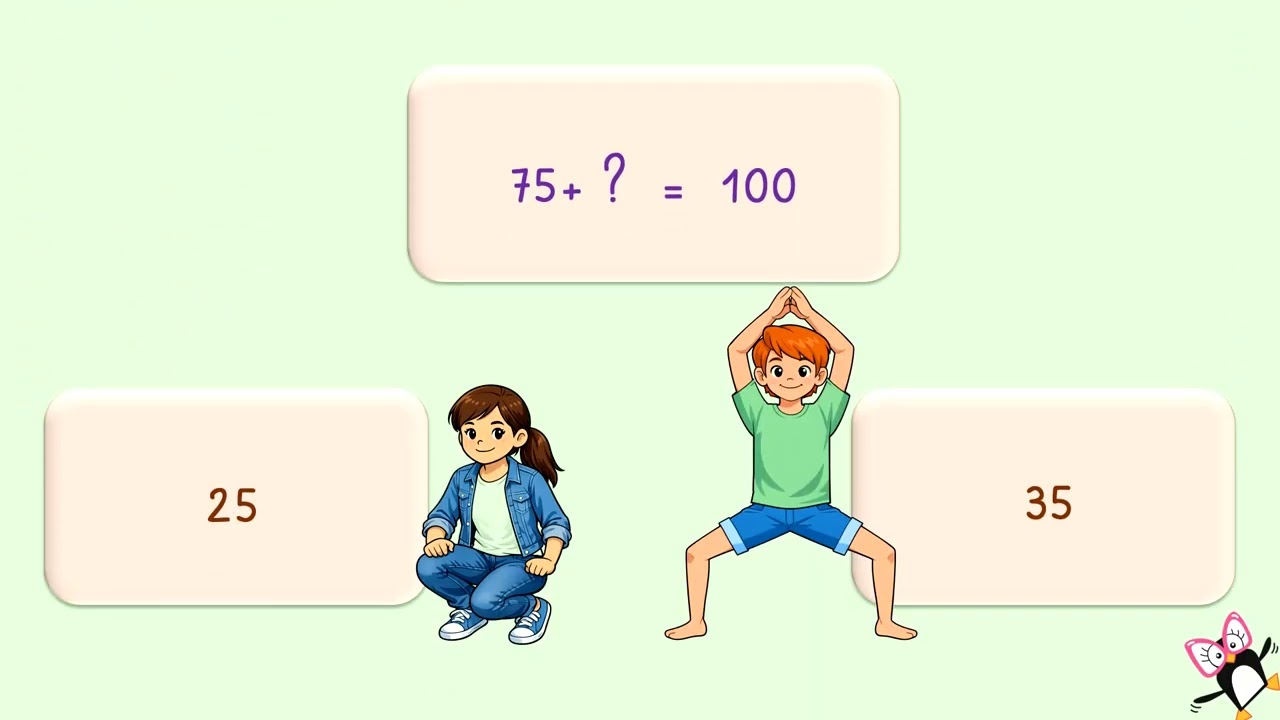Gym de révision 45 - Complément à 100 Niveau 2
