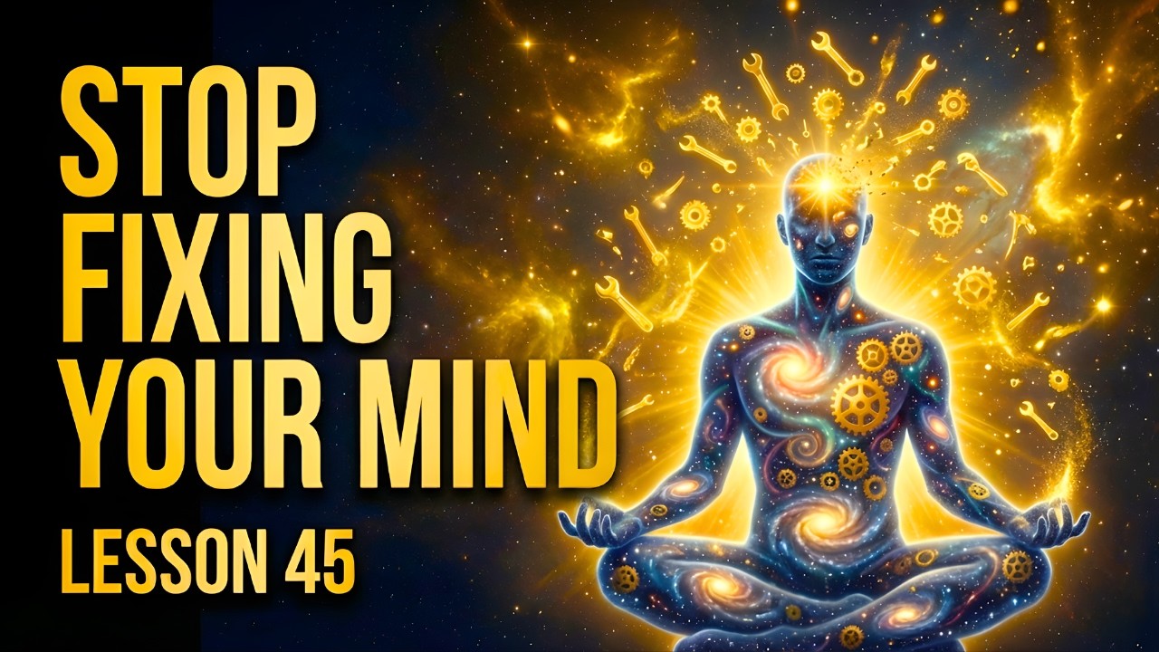 Stop Trying to Fix Your Thoughts | ACIM 45