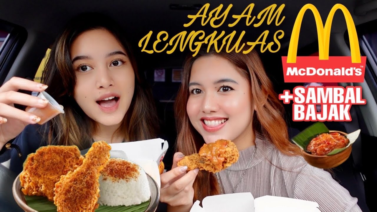 MCD AYAM LENGKUAS DRIVE THRU!! SAMBAL BAJAKNYA PEDES BANGET?!! Ft @Aurelliaurel
