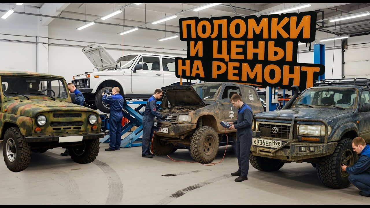Обратная сторона оффроуда! Ремонт УАЗа, нивы, паскуды и 80ки