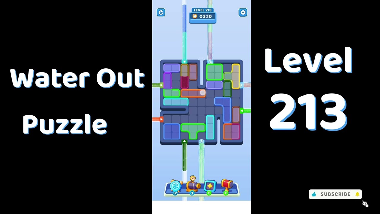 Water Out Puzzle Level 213 Walkthrough 💧 | Step-by-Step Solution | SolutionGuruji