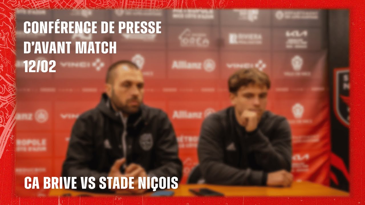 Conférence de presse d’avant match - CA Brive vs Stade Niçois