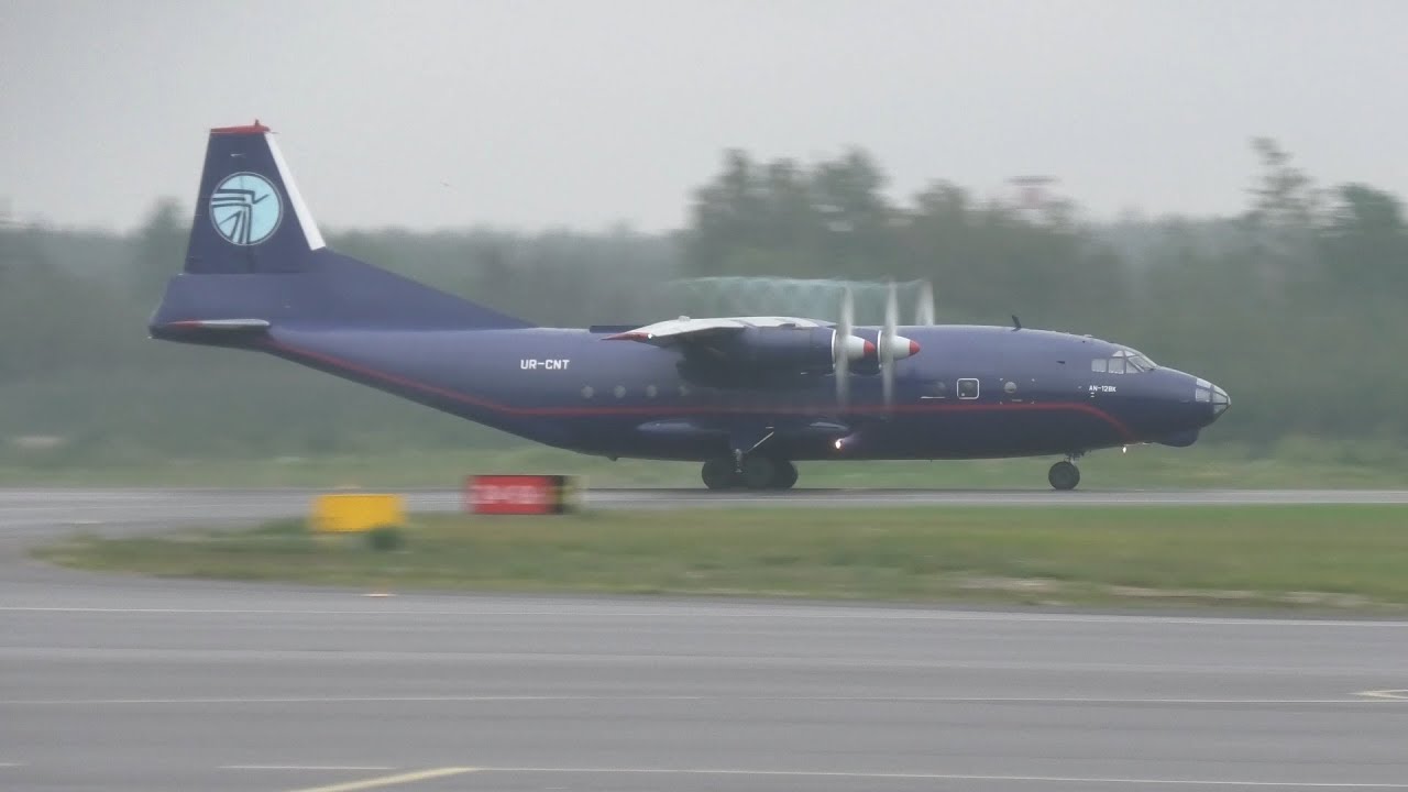 Ukraine Air Alliance Antonov An-12 UR-CNT at Tampere-Pirkkala