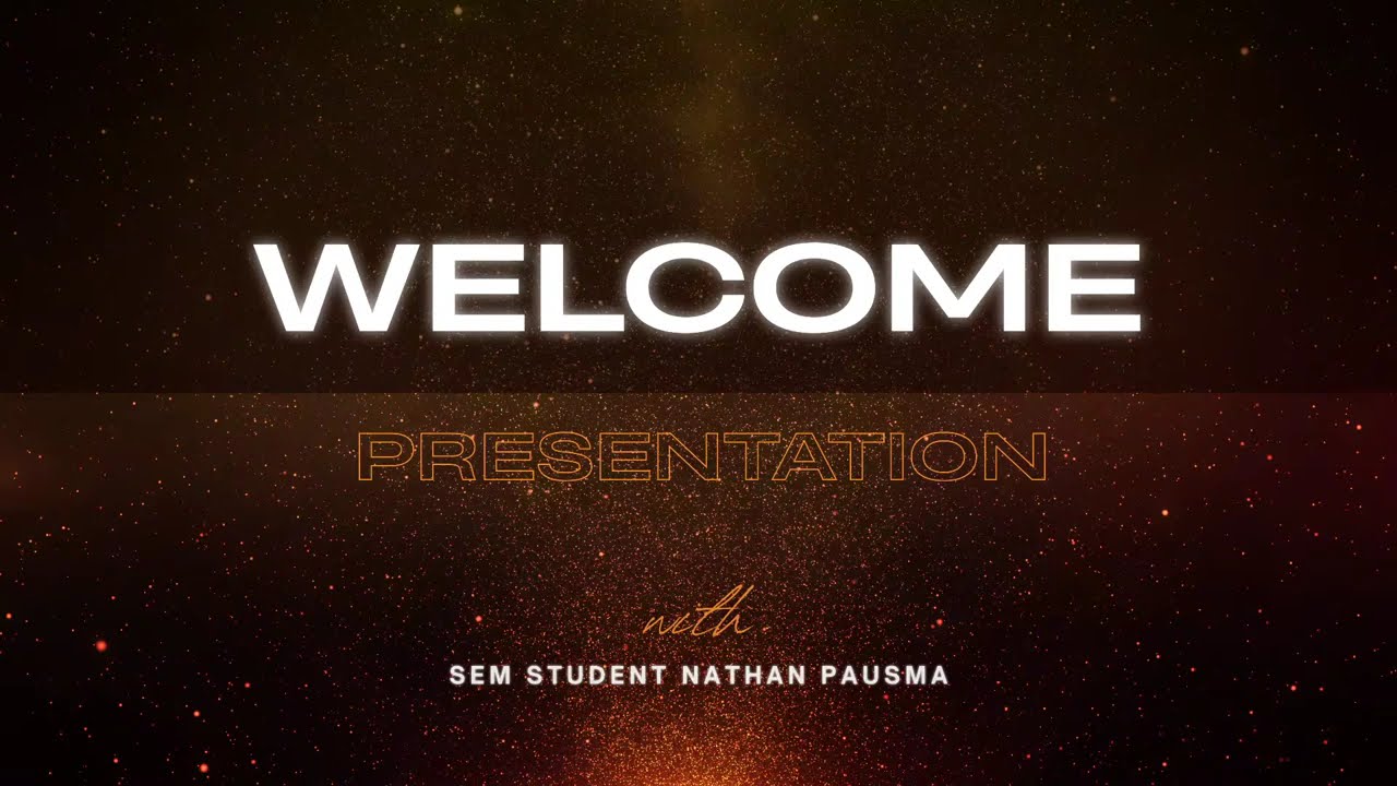 Seminary Student Presentation