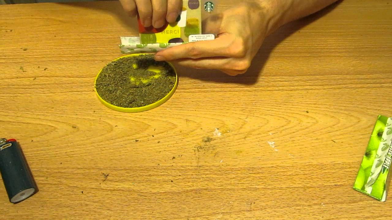 Rolling with flavoured rolling papers