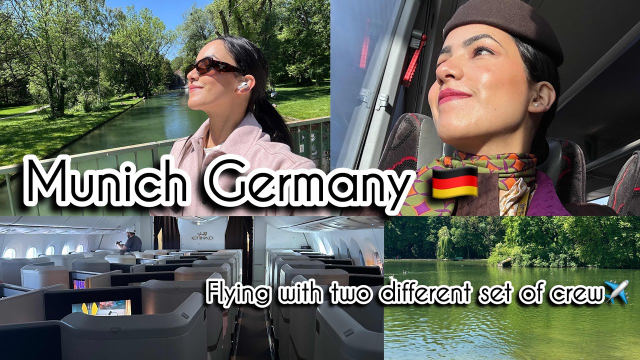 Munich Germany 🇩🇪 Flying with two different set of crew ✈️ 24 hours layover