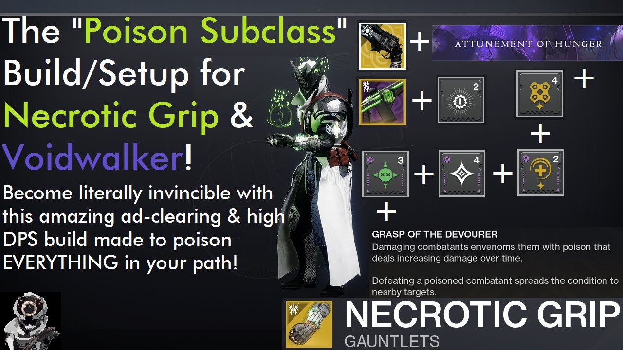 Destiny 2: The ULTIMATE Build to Make NECROTIC GRIP Your Whole Subclass in PvE! (Season of the Lost)