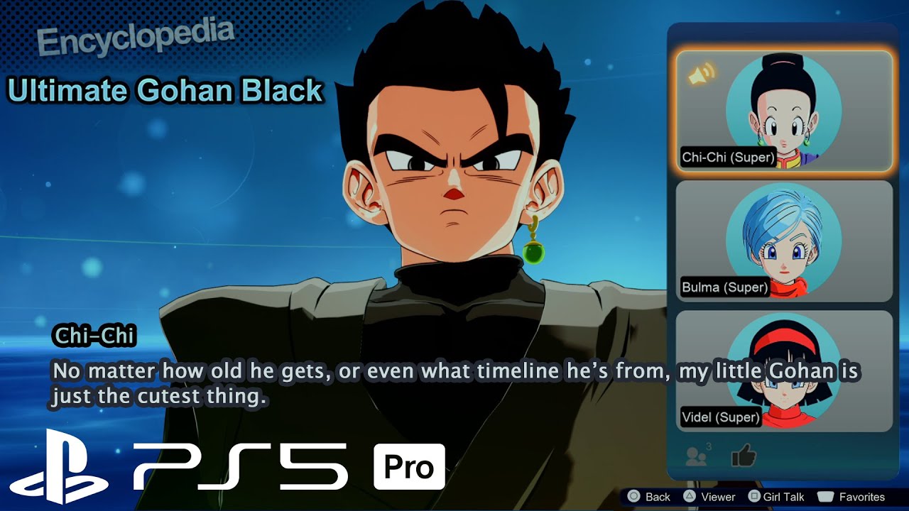 All Girl Talk, Transformation Info and Skills in Dragon Ball Sparking Zero