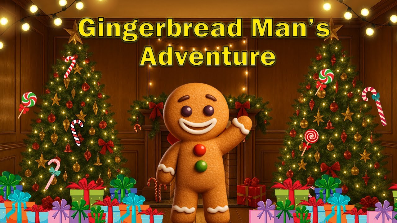 Gingerbread Man Adventure | Kids Story, Dance & Fun @KHOKHOKIDSTV