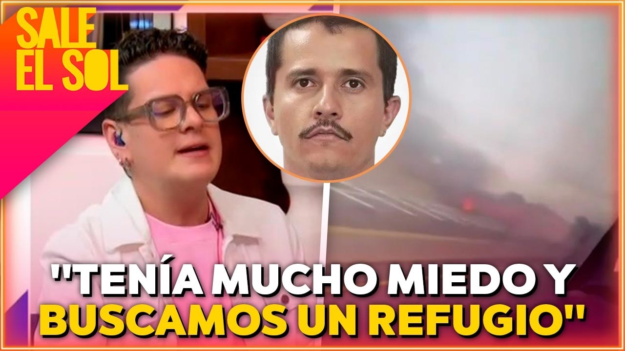 Beibi Benítez quedó ATRAPADO en un BLOQUEO tras la MU3RT3 de 'El Mencho' en Jalisco | Sale el Sol