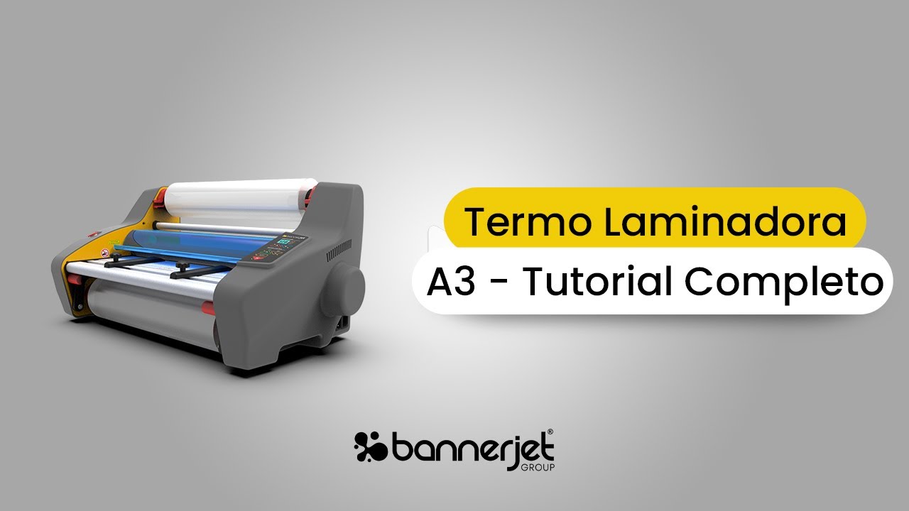 Termo Laminadora A3 da Bannerjet - Tutorial Completo