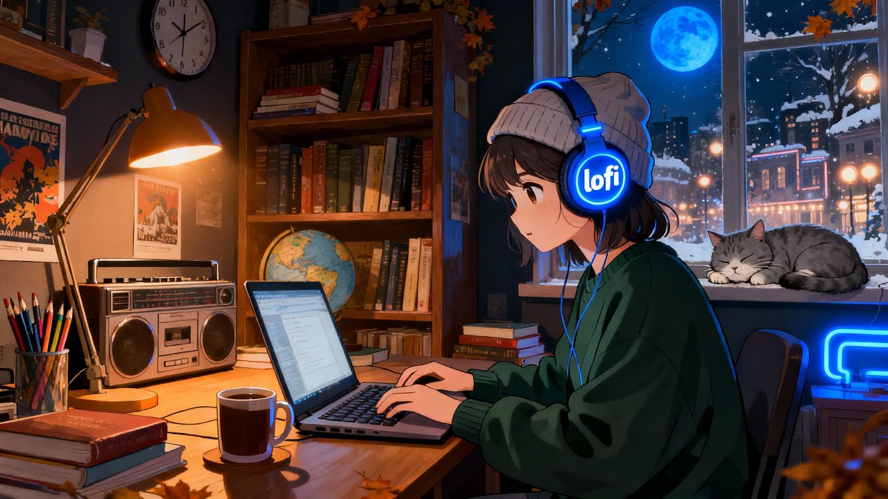 24/7 Lo-fi Hip Hop Radio 📚 Chill Beats to Study, Work & Relax