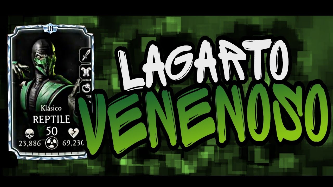 REVIEW DE REPTILE KLÁSICO | EL PODER DE SU VENENO - Mortal Kombat Mobile - Rhyel