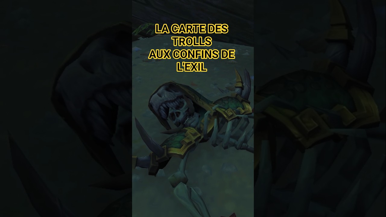 La carte des Trolls aux confins de l'Exil. 