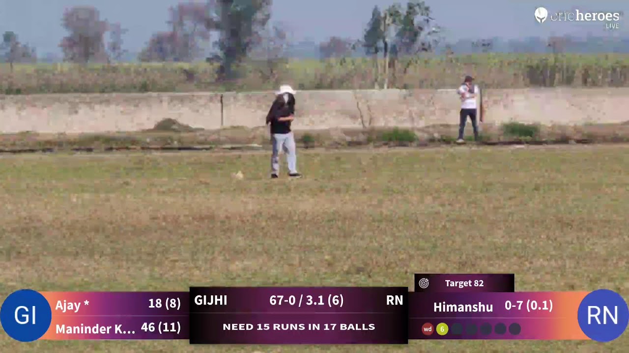 Raj Nagar vs Gijhi live cricket match | Gawalison cricket tournament  live - Gawalison Cricket Grou