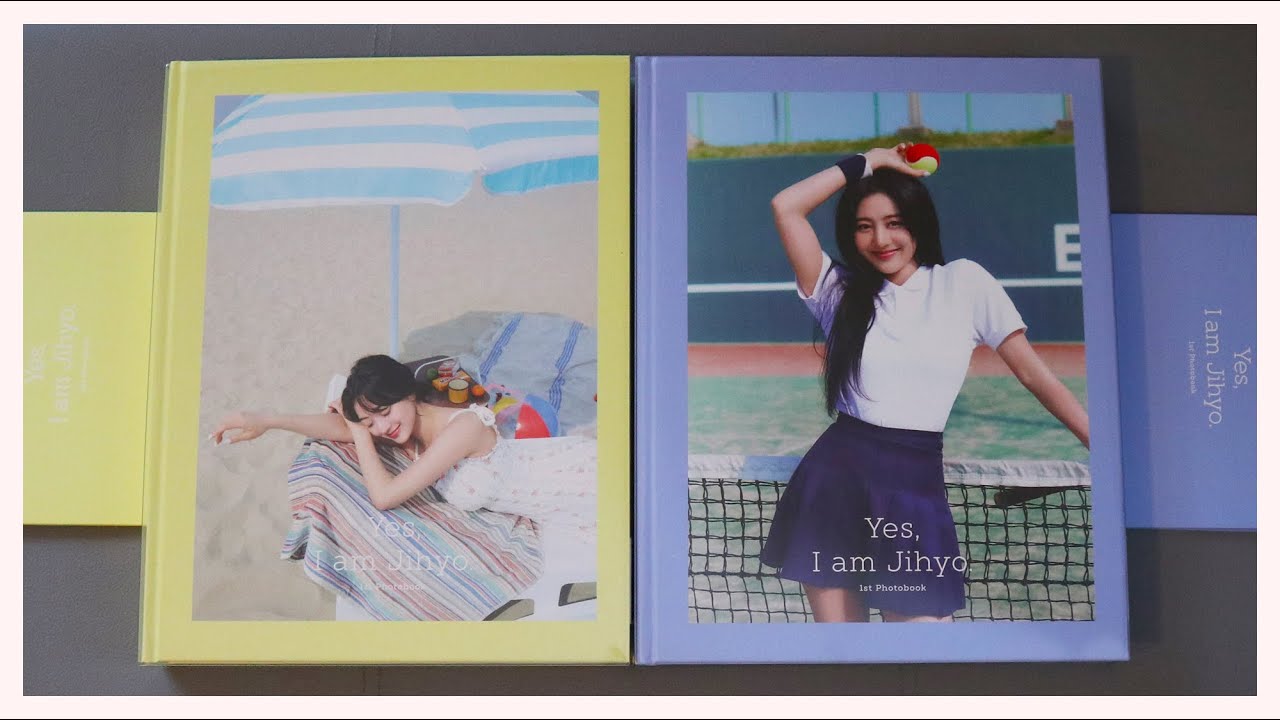 twice 'yes, i am jihyo' 1st photobook unboxing
