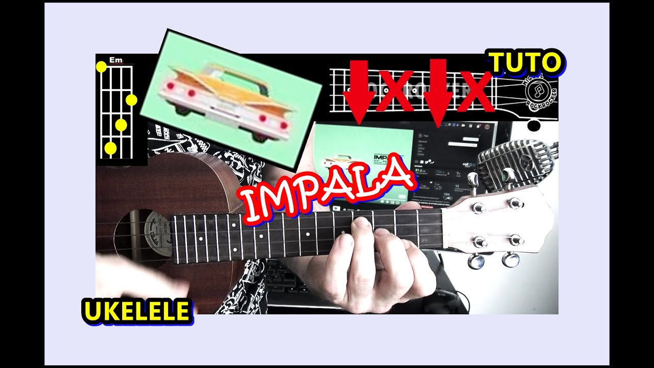 IMPALA (UKELELE) FRIJO X DUKI X SANTOZ Acordes Tutorial