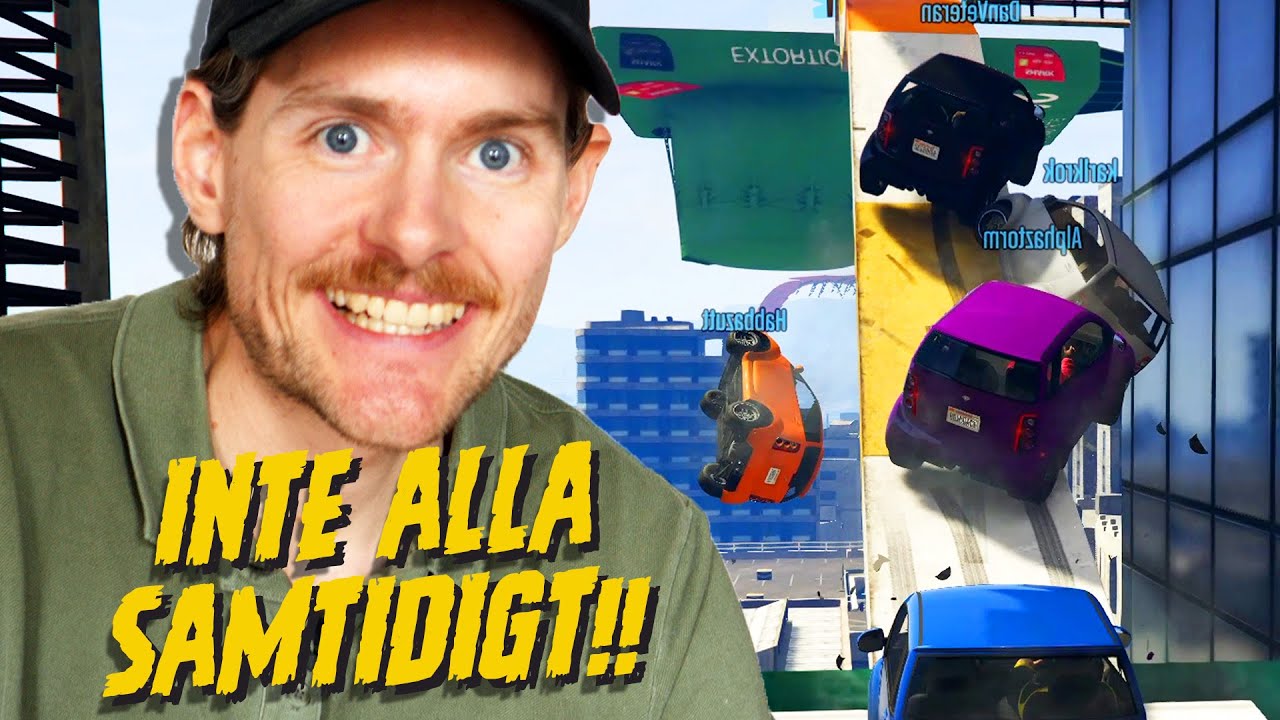 SVÅR BIL-PARKOUR MED IDIOTER! | GTA V med rövgänget