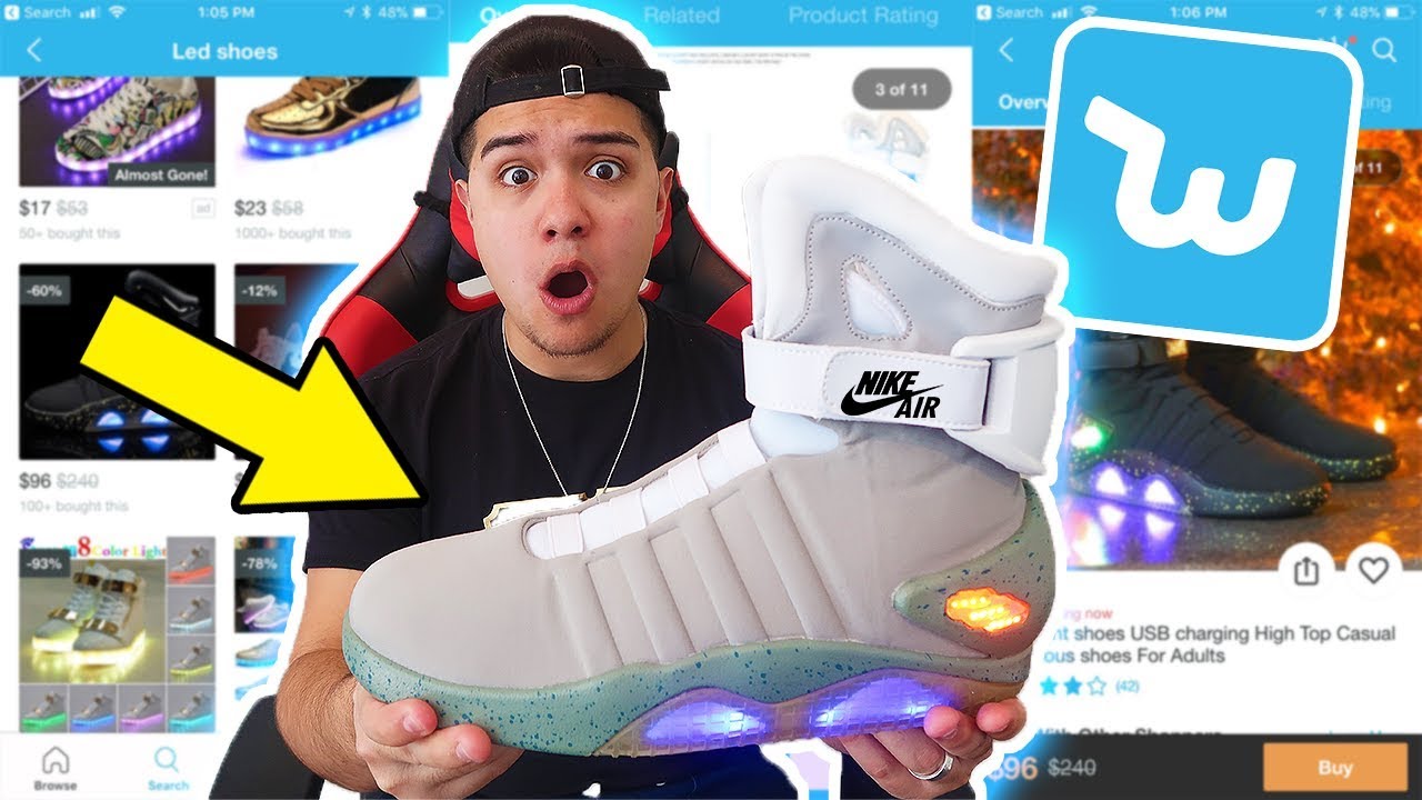 I BOUGHT AUTO LACING MAGS FROM WISH!! ($40,000 SHOES)