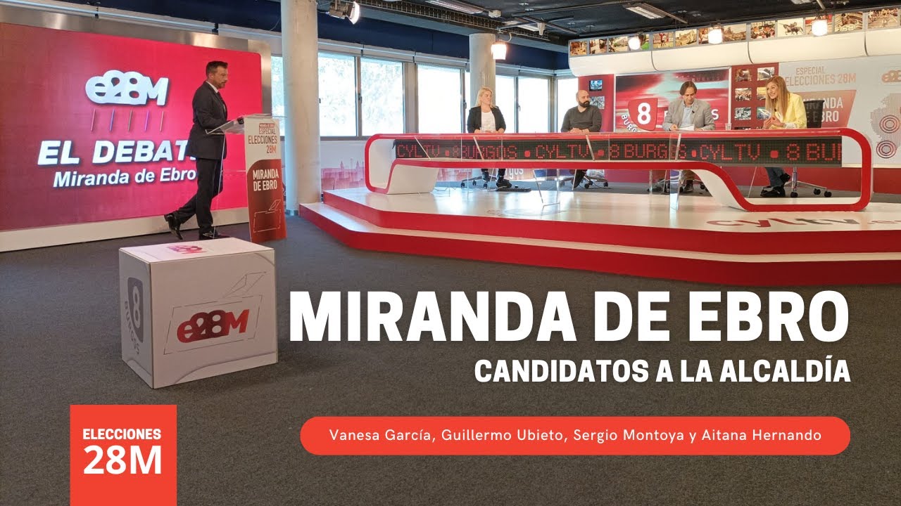 ELECCIONES 28M | Debate candidatos Alcaldía Miranda de Ebro