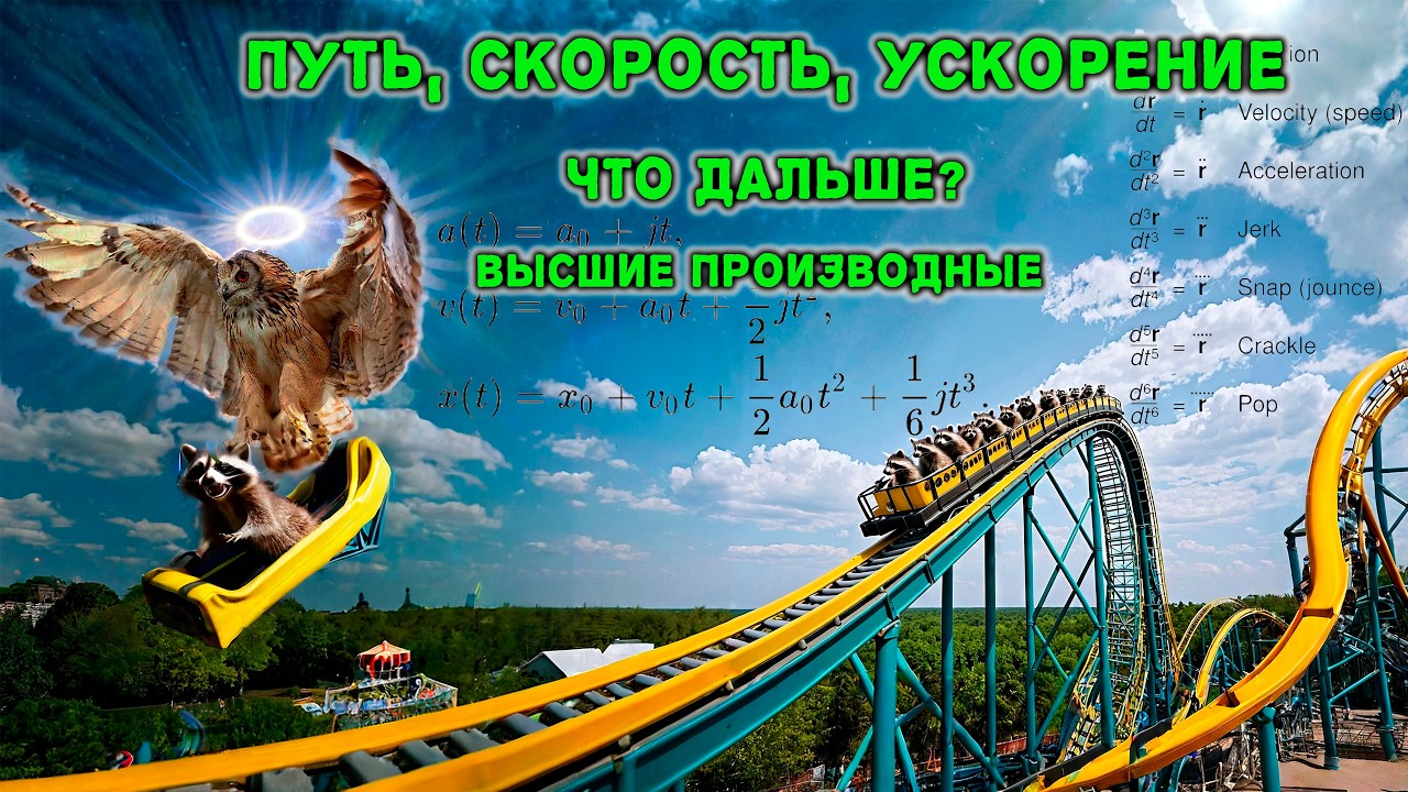 Путь,  скорость,  ускорение, что дальше? Высшие производные. Что это и где применяются.