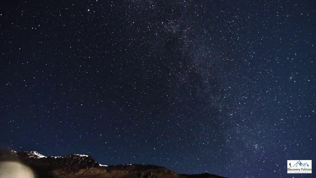 Night View Milk-way  of Hunza & Fairy Meadows