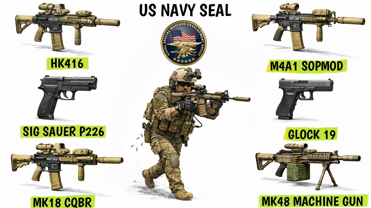Every Weapon Used by US Navy SEALs EXPLAINED