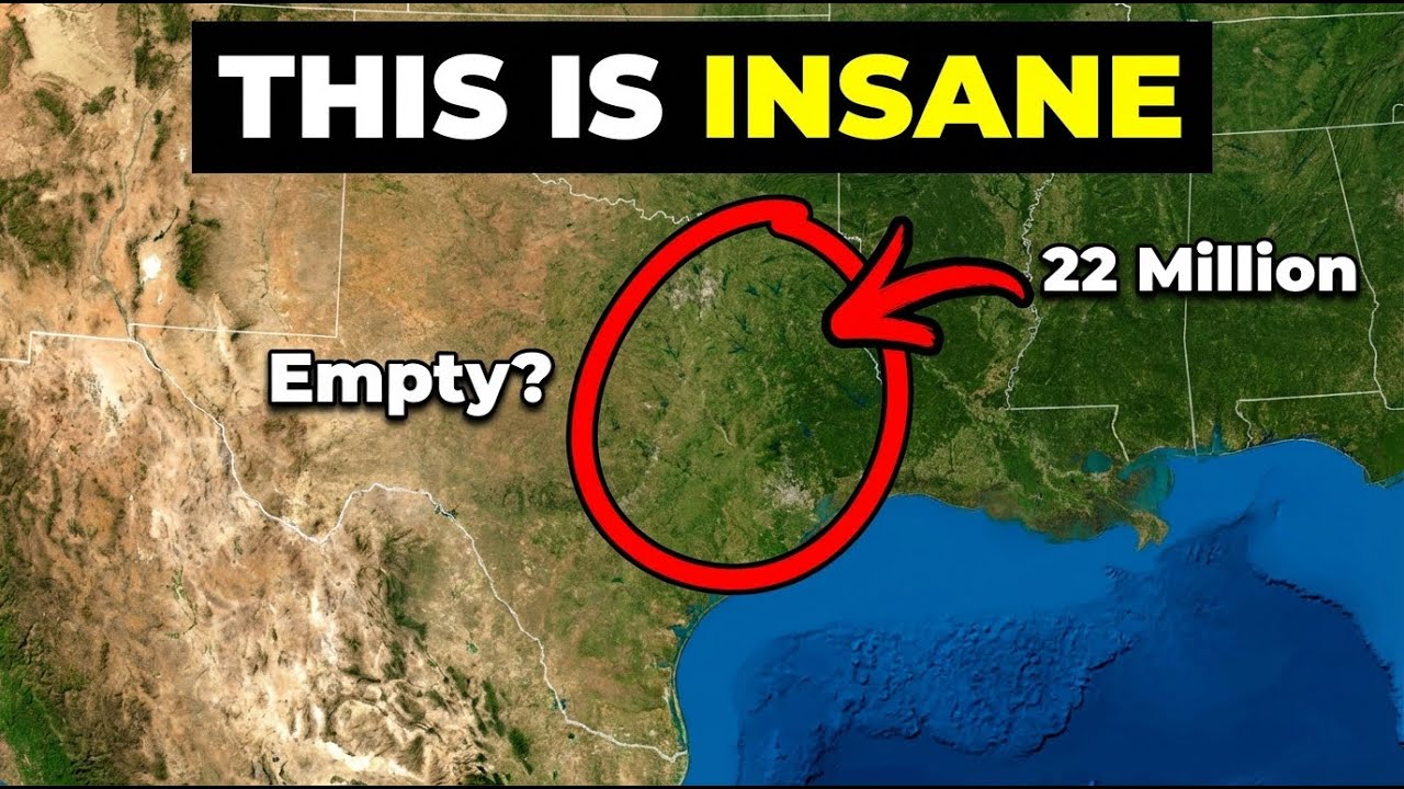 Why Most Americans in Texas Live in Just One Corner of the State
