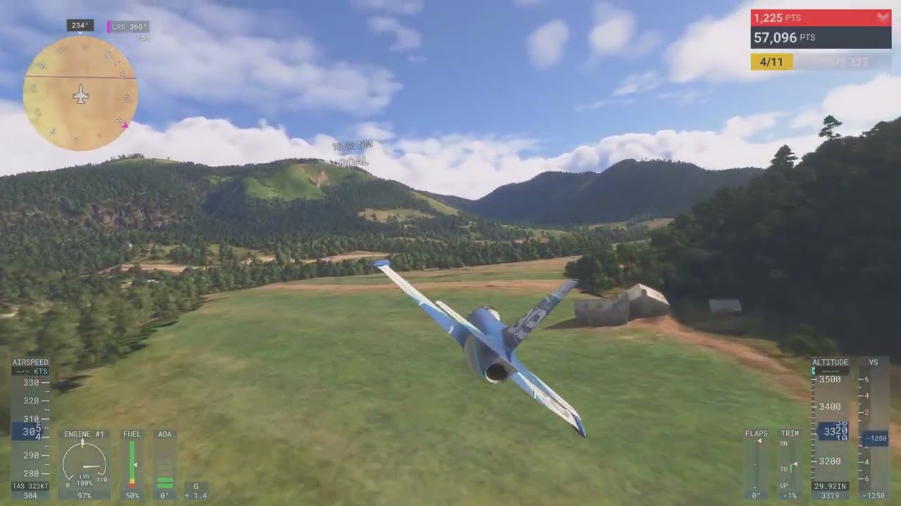 Microsoft Flight Simulator 2024 | 🏆 1st place | Low Altitude | Serra do Corvo Branco#pc#4k#FlightSim