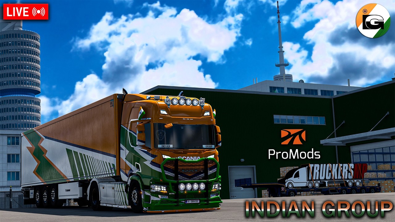 ProMods 2.81 | INDIAN GROUP | TruckersMP Live | ETS2 Live | Appa is Live | ETS2 Gameplay