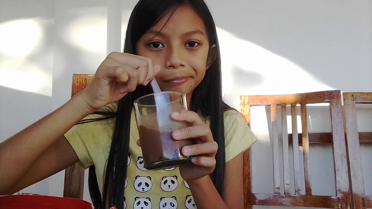 Milo beng beng eating