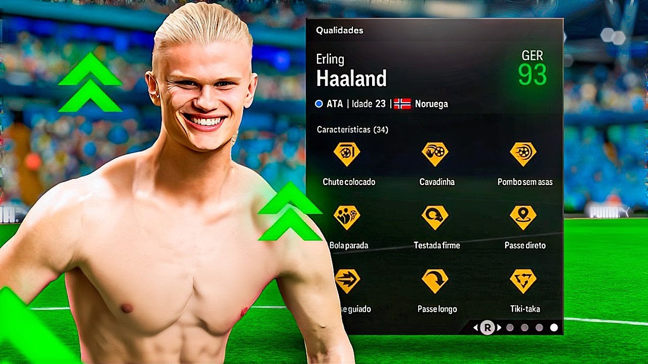 COLOQUEI TODOS PLAYSTYLES+ POSSÍVEIS E CRIEI O JOGADOR MAIS APELÃO NO EAFC!