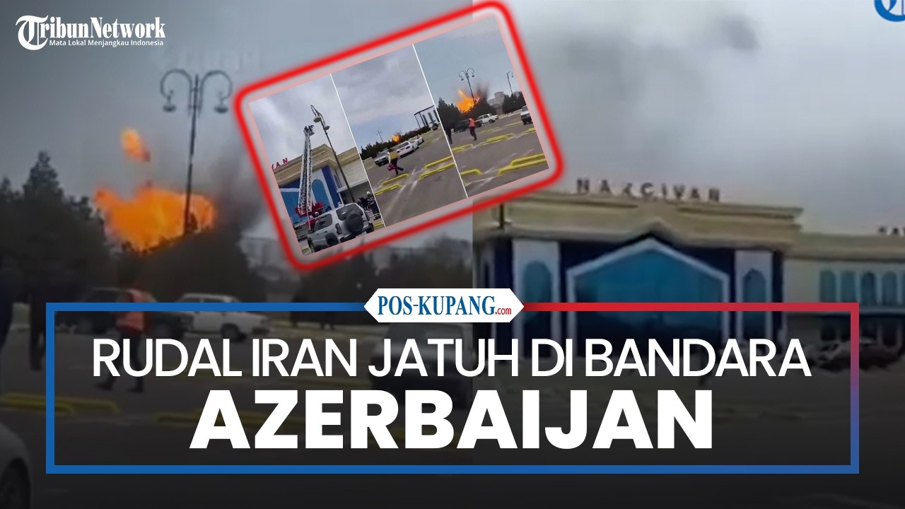 Rudal dan Drone Iran Jatuh di Wilayah Bandara Azerbaijan