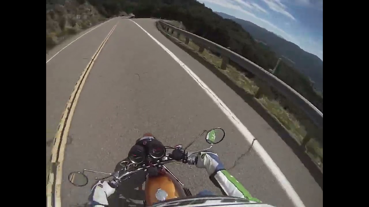 My Gold 72 Kawasaki  H2 750 short ride Palomar MT 1