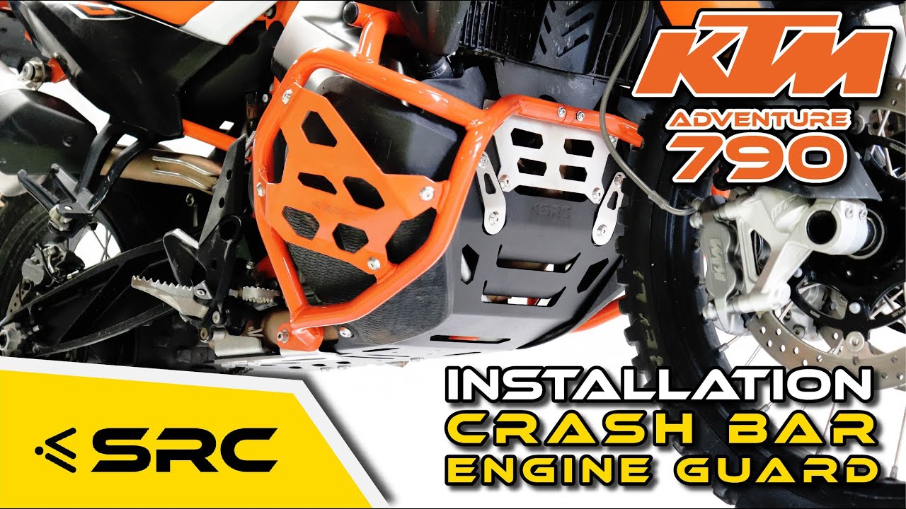 KTM 790 ADVENTURE CRASH BAR AND ENGINE GUARD INSTALL