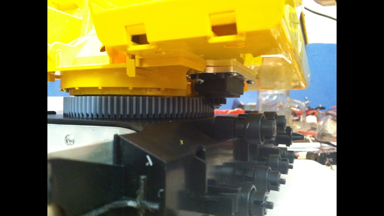 JRP RC - Bruder Excavator Rc Conversion Pt. 2 Pivot Gear and Servo Mount