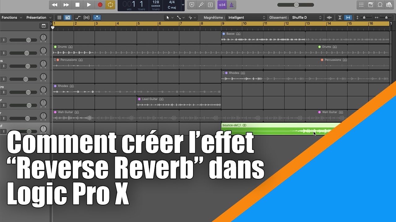 Tutoriel logic Pro X (en Français): comment créer l'effet 