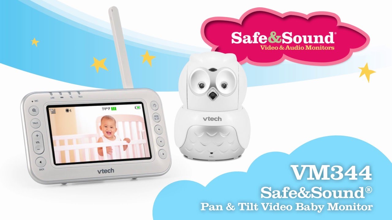 VM344 Video Baby Monitor with Pan, Tilt & Zoom