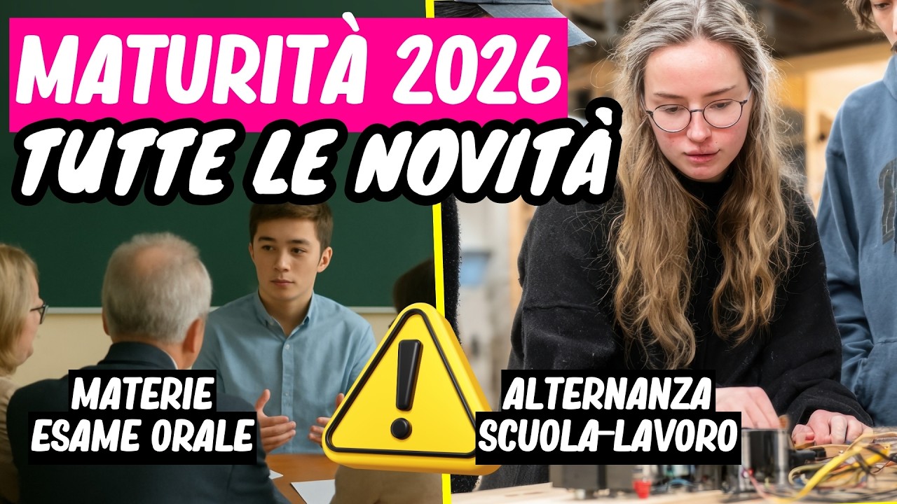 Come cambia la Maturità 2026? Tutto quello che sappiamo