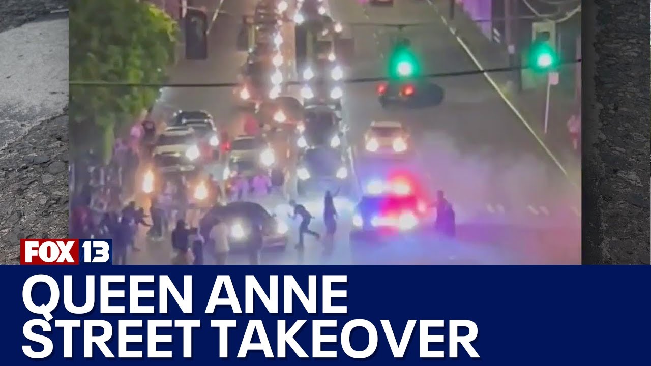 Street takeover disrupts Seattle's Lower Queen Anne neighborhood | FOX 13 Seattle