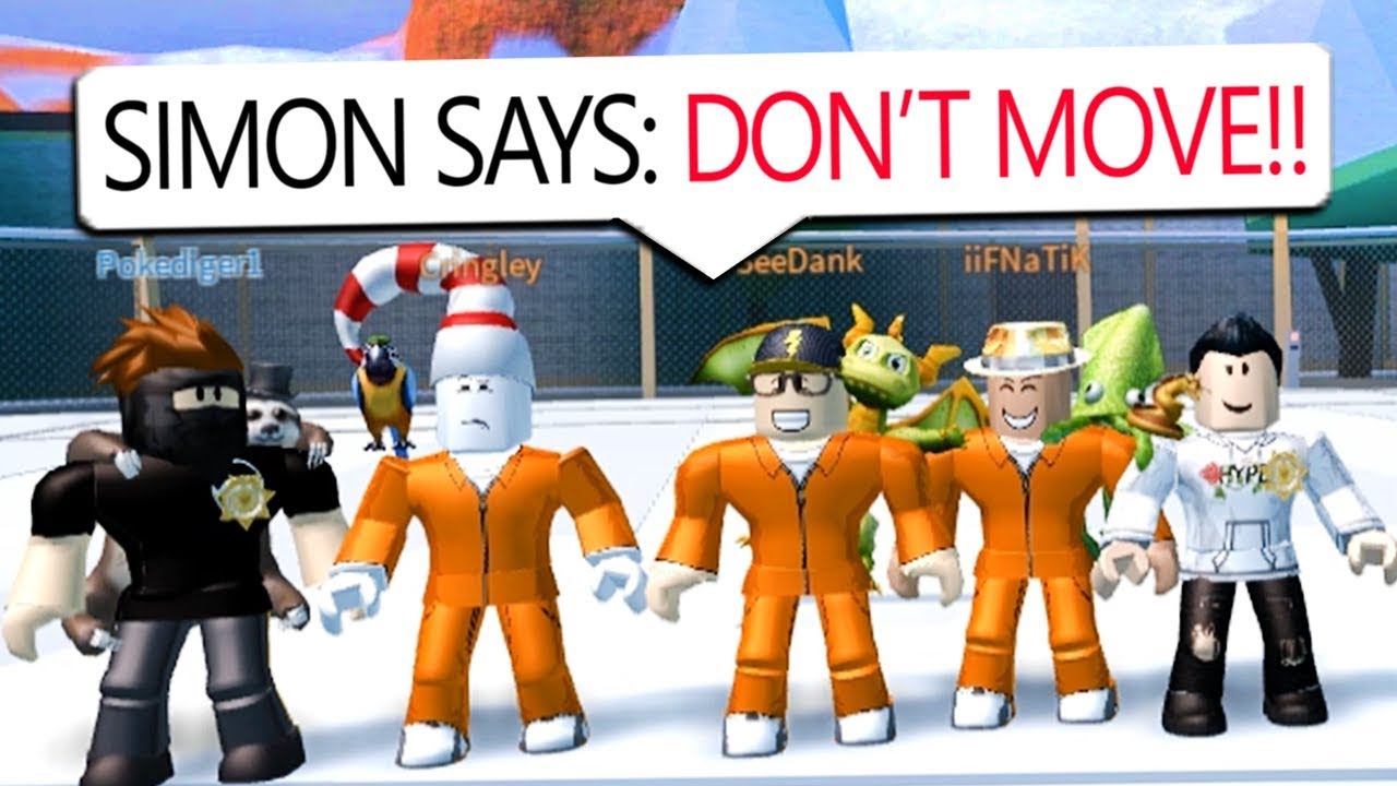 BIGGEST YOUTUBER JAILBREAK SIMON SAYS!! (Roblox)