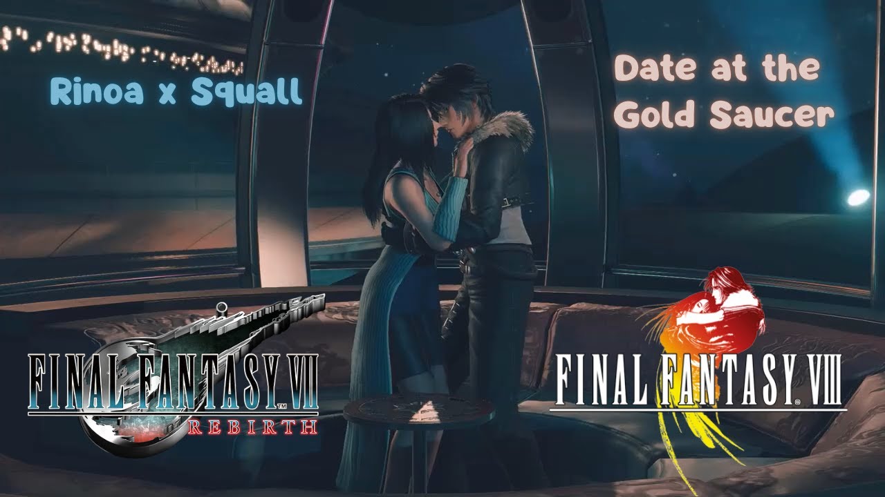 Squall and Rinoa Gold Saucer Date - Final Fantasy 7 Rebirth x Final Fantasy 8 @ReforgedStudios​