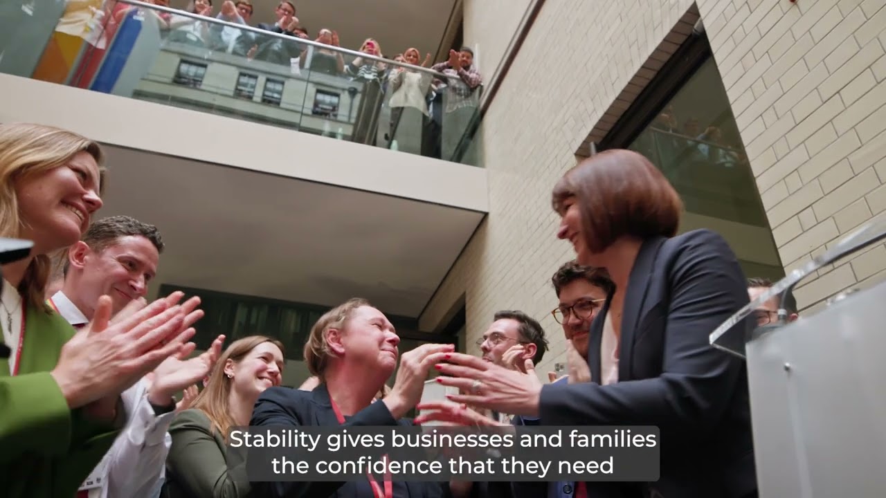Chancellor Rachel Reeves: I'm ready to get to work.